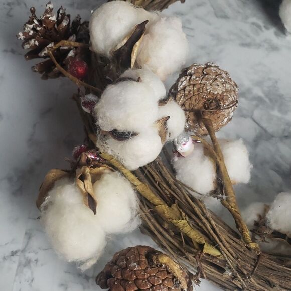 NWT Eve Christmas Cotton Wreath - Picture 3 of 9